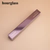 Hourglass Concealer Brush Synthetic Hair Angled Concealer Brush Eye Concealer Blending Brush Brown Metal Handle Makeup Tool 5