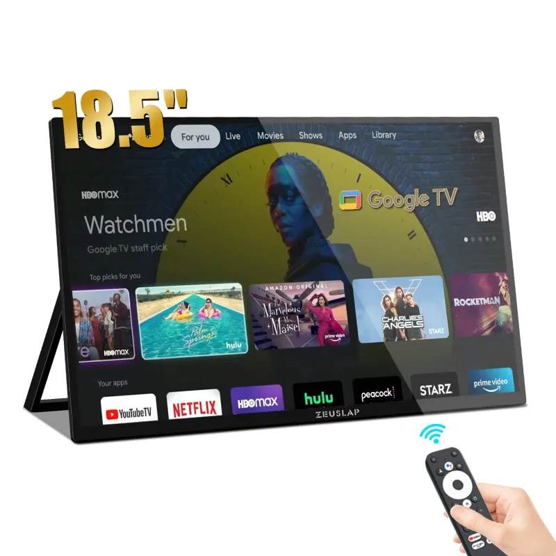 ZEUSLAP 18.5" Smart Portable Display Monitor With Google TV