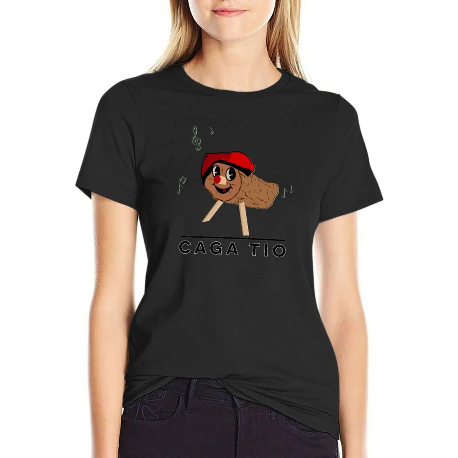 

Caga Tio Adorable Catalan Christmas Pooping Log T-Shirt aesthetic clothes korean fashion cute clothes clothes for woman