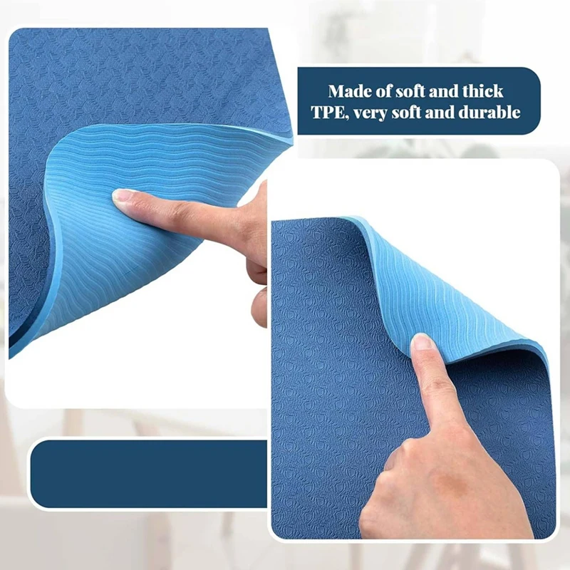 AS60-4Pcs Sewing Machine Muffling Mat Pedal Mat Sewing Machine Reduce Vibrations Noise No Slip Blue