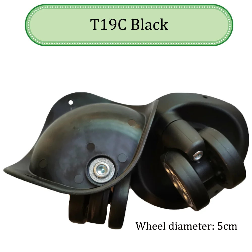 Suitable For SJTOBOL T19C Universal Wheel Trolley Case Wheel Replacement Luggage Pulley Sliding Casters wear-resistant Repair
