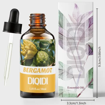 Bergamot essential oil, high-quality compound essential oil, home fragrance oil, long-lasting fragrance, diffuser, humidifier, 1