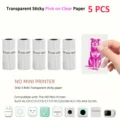 5Rolls Pink On Clear