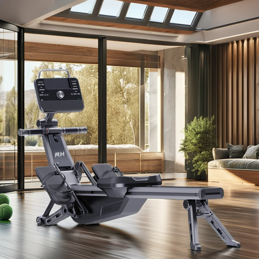 RH Top Rated Commercial Interactive Seated Low Exercise Rowing Machine for Sale