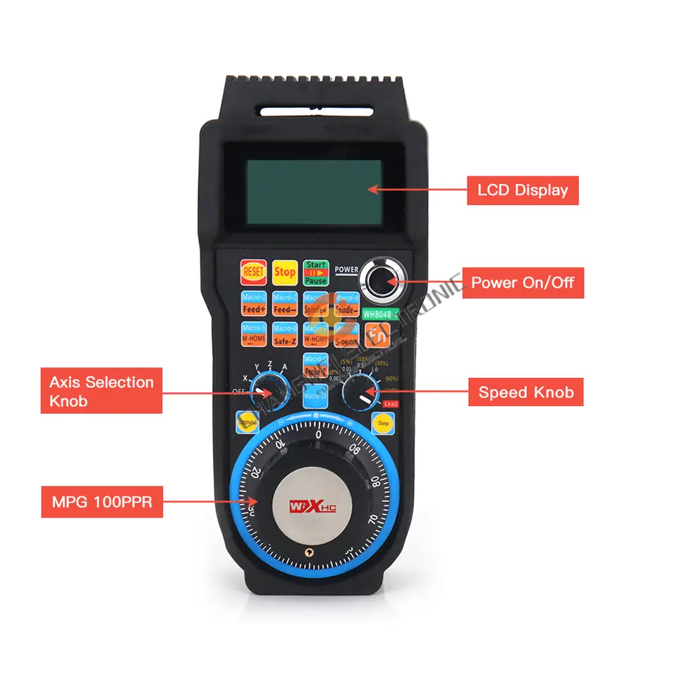 XHC WHB04B CNC Mach3 Handwheel Wireless Mach3 MPG Pendant Handwheel For Milling Machine 4/6Axis MPG WHB04B-4 WHB04B-6 NEACARVE image 2