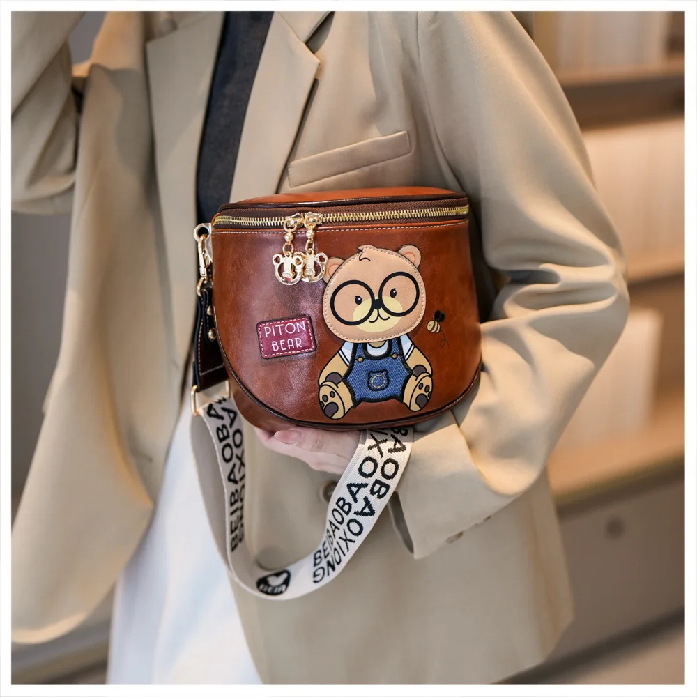 Beibaobao handbag shoulder bag large capacity new women's bag versatile crossbody casual women's chest handbag