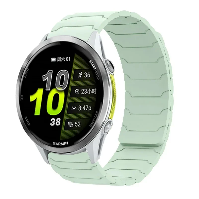 Magnetic Silicone Strap Bracelet, 20/22mm,