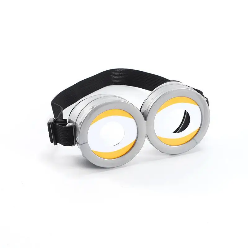 Funny Minions Glasses Cute Cosplay Props 3d Circular Glasses Photography Props Birthday Party Supplies Decoration