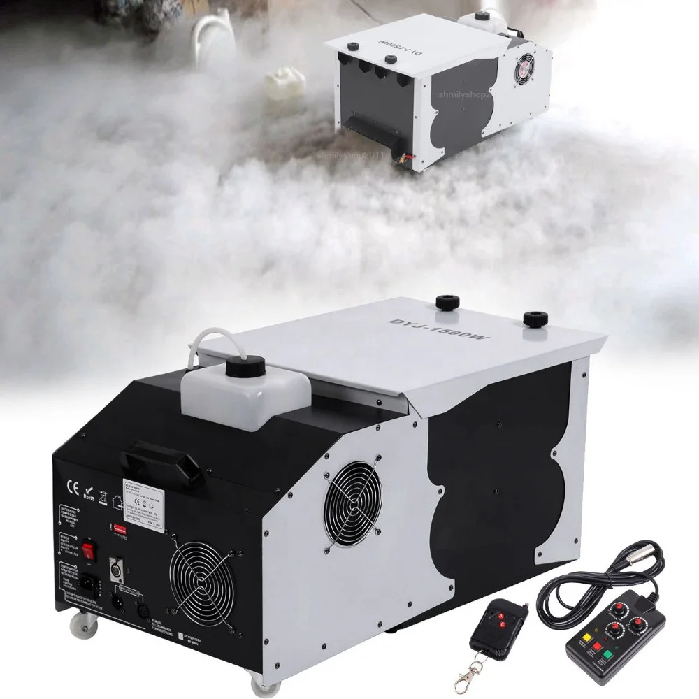 

1500w Low Smoke Lying Laying Dry Ice Effect Ground Fog Machine For Stage Concept Dj Night Club Wedding Decoration Party