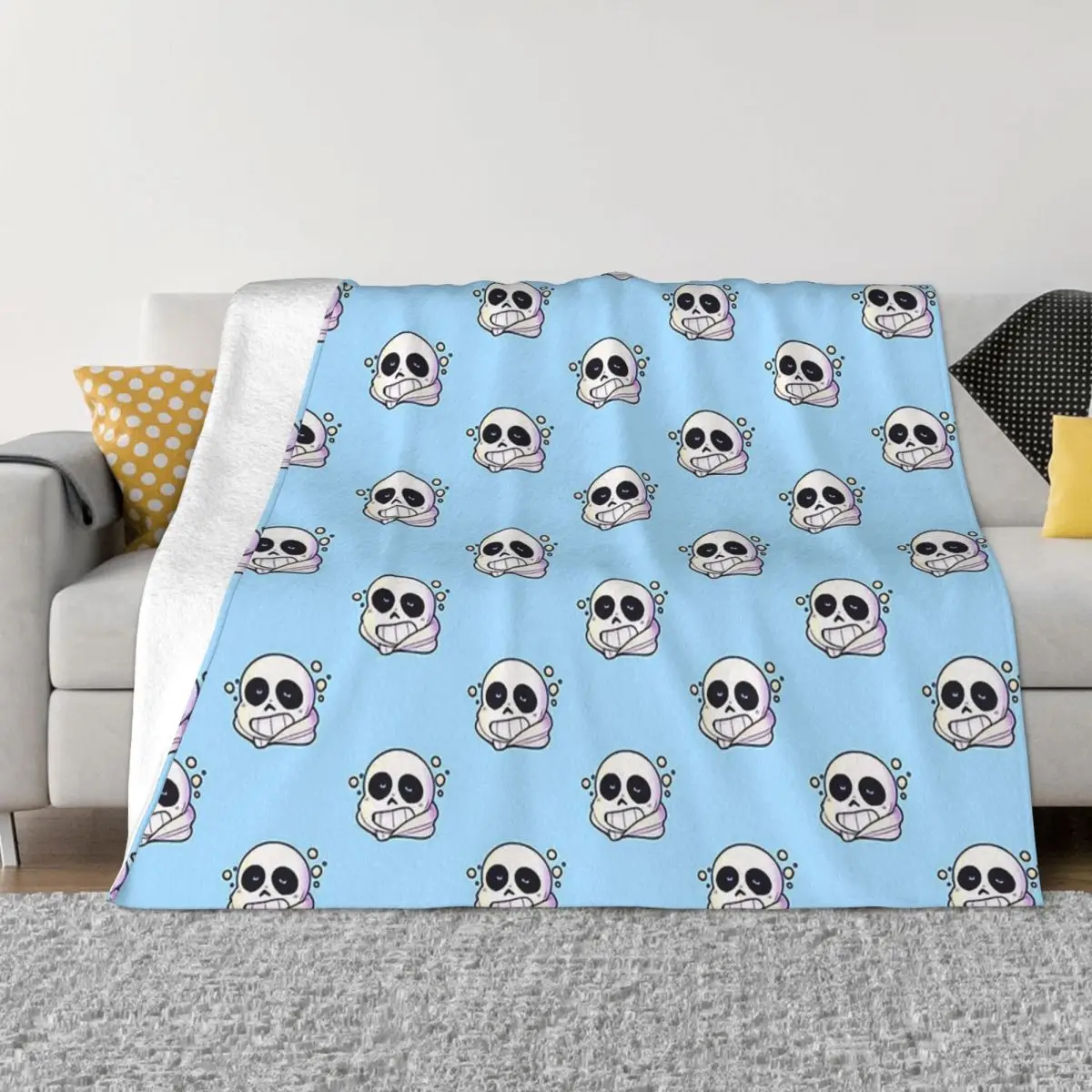Undertale Frisk Flowey Toriel Sans Papyrus Coperta Flanella Decorazione Meme Face Copriletto Portatile Per La Casa