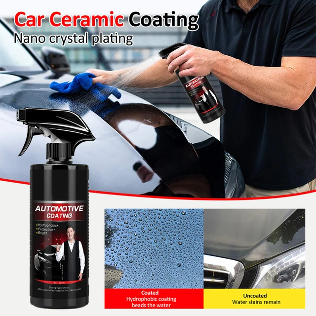 3pcs 9h Car Liquid Ceramic Coat Super Hydrophobic Glass Coating Set  Polysiloxane And Nano Materials Ceramics For Cars - Paint Care - AliExpress