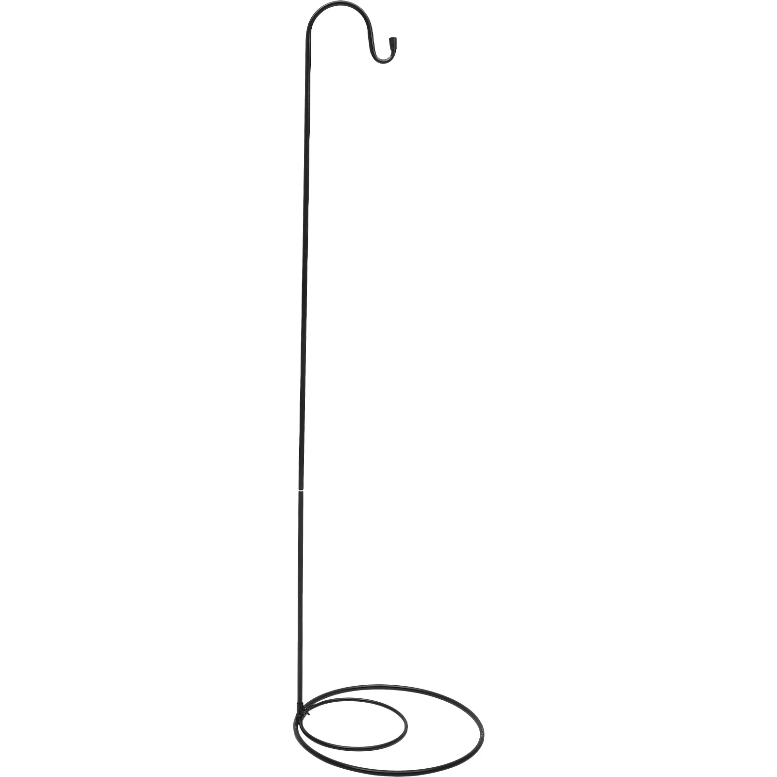 

Outdoor Plant Hanger Stand Pole Humming Bird Feeder Freestanding Hanger Base Flower Planter Garden Holder