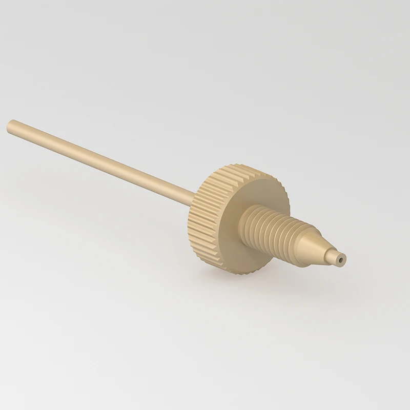 Peek Encaixes de Tubulação de Plástico de Alta Precisão de Uma Peça