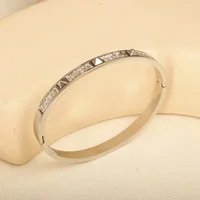 Stainless Steel With Zirconia Bracelet Simple Jewelry - Image 6