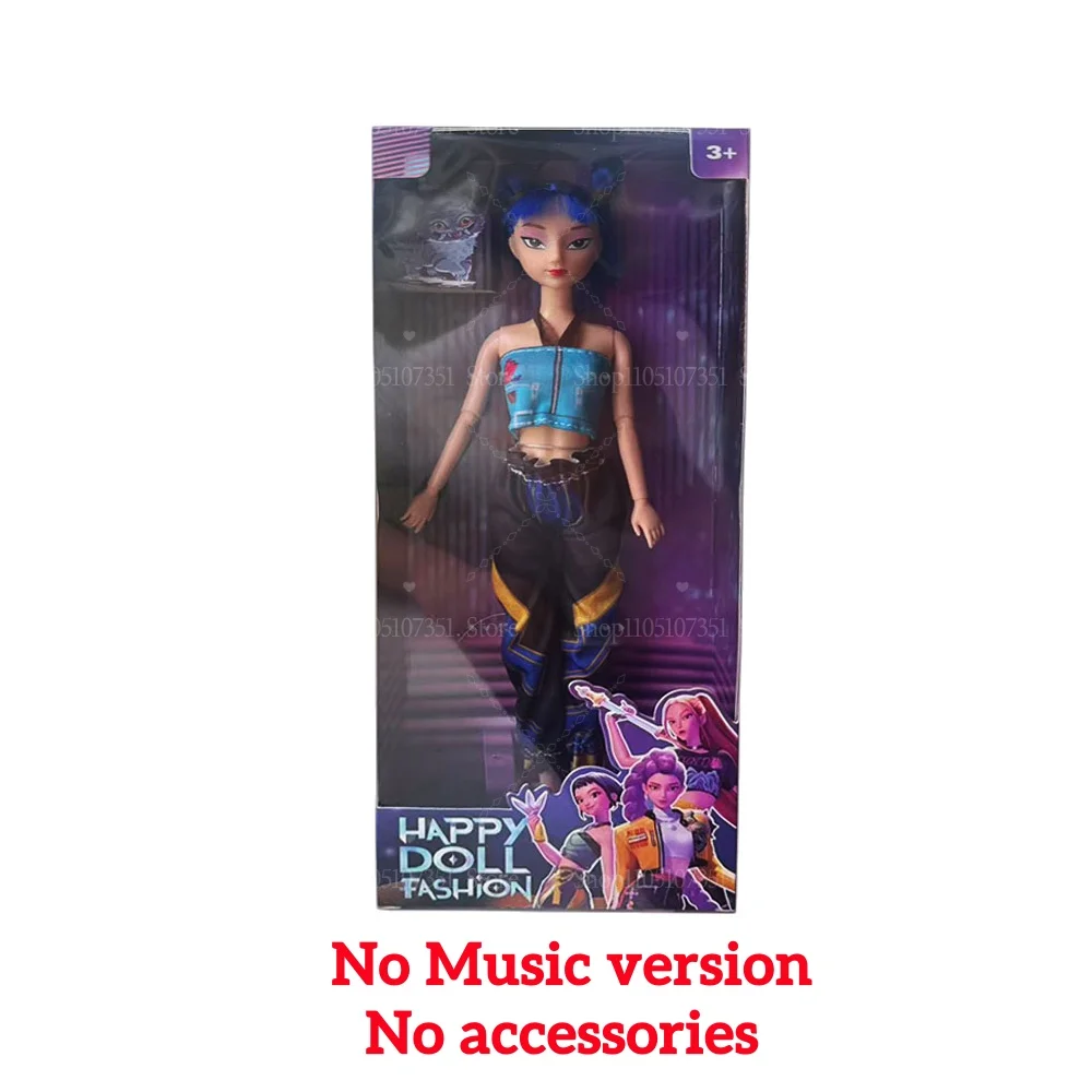 Hot Kpop Demon Hunters Have Music / No Music Mira Rumi Zoey Christmas Humanoid Dolls Articulated Joints with Gift Packaging