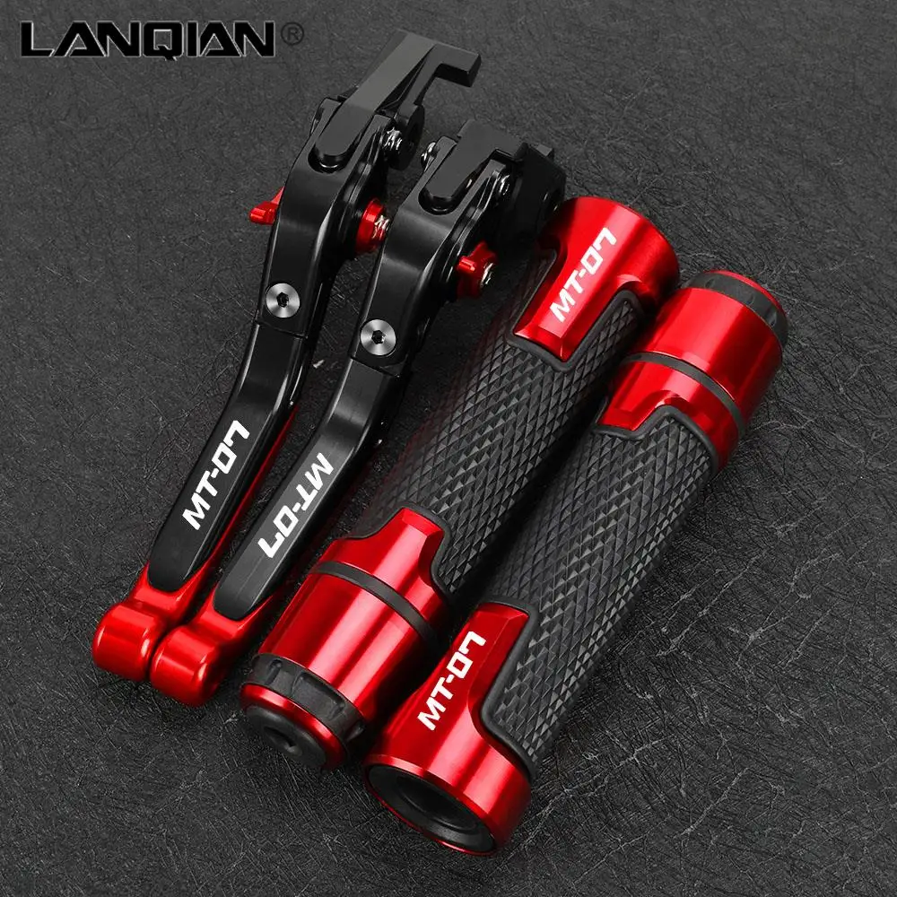 

Motorcycle Accessories FOR YAMAHA MT07 FZ-07 2014-2023 2022 Brake Clutch Levers Handbrake Handlebar Grip Handle Hand Grips