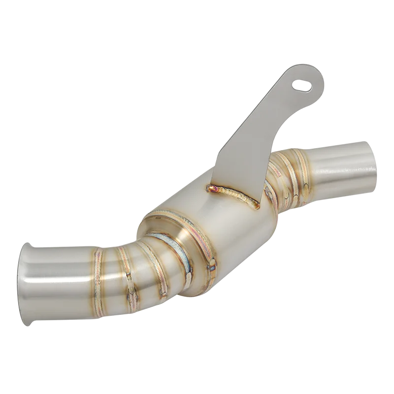 Slip On For CFMOTO CLX-700 Sport CLX700 2020-2023 Motorcycle Lossless Exhaust Middle Pipe 51mm Escape Replace Connect Link Tube - Image 3