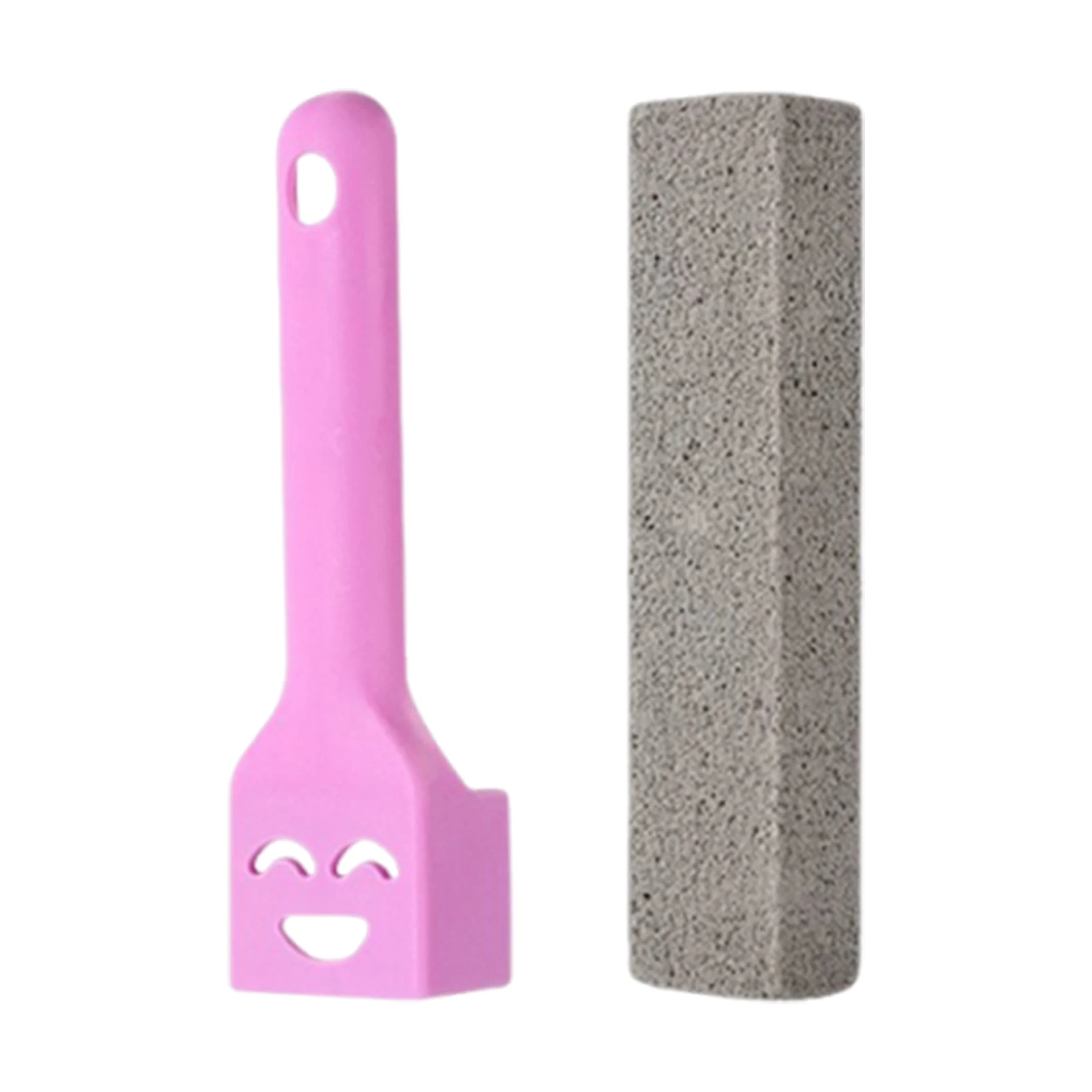 1 Pc Pumice Cleaning Brushes with Handle Pumice Stone Brush Floating Stone Toilet Brush for Kitchen Bath Pool Household Cleaning