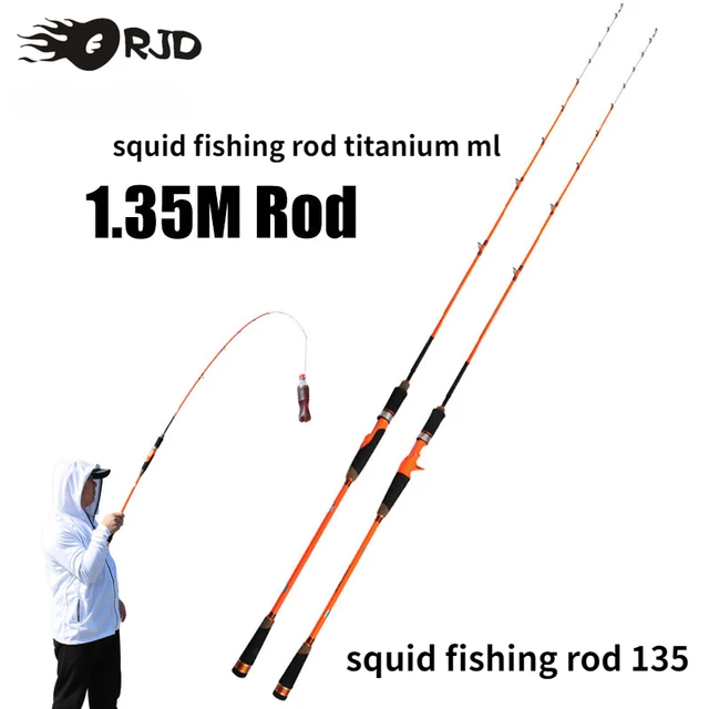 1.35m Short Raft Fishing Rod Ultralight High Strength Carbon Jigging Squid  Fishing Rods Max Drag 10kg Ceramic Guide Trout Rods - AliExpress