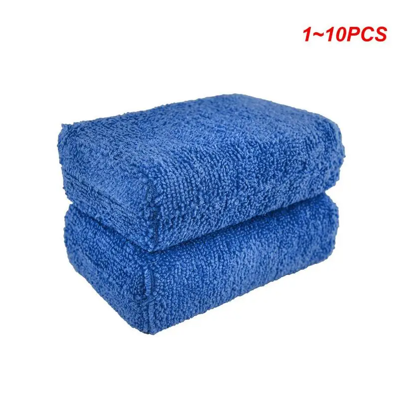 

1~10PCS Car Cleaning Sponge Cloths Car Cleaning Cloths Car Wax Polishing Pad Car Detailing Microfiber Applicators (Pack of 8)