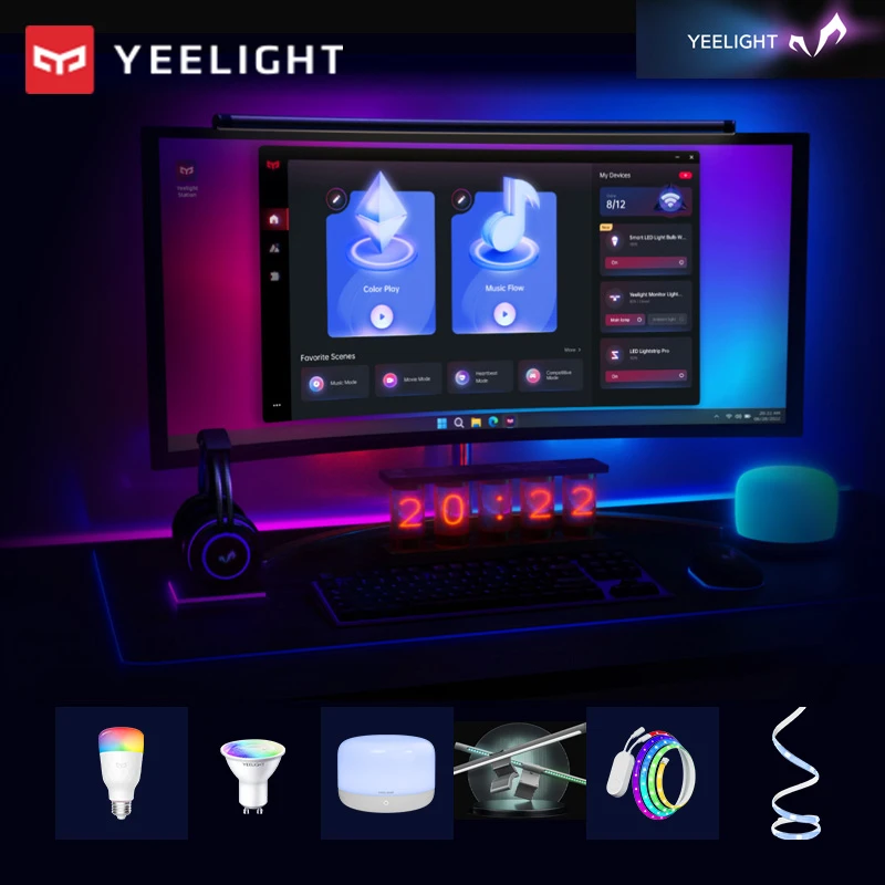Yeelight Fun Smart Color Light Game Sync Music Play Customized Scenes