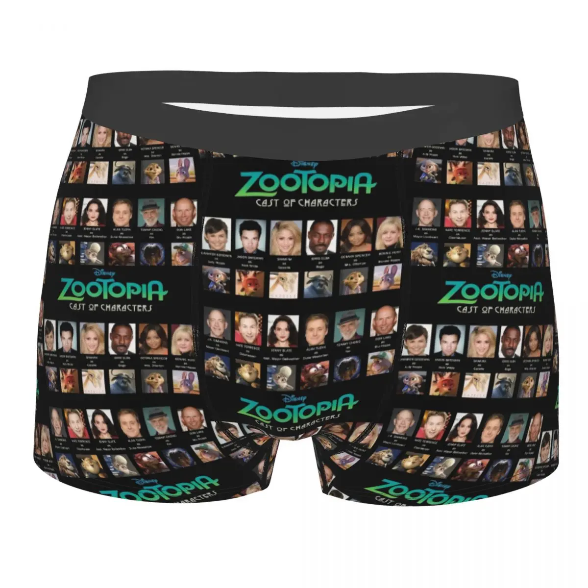 

Мужские новые трусы-боксеры Disney Zootopia, американское анимационное нижнее белье, мягкие шорты, трусы, трусы