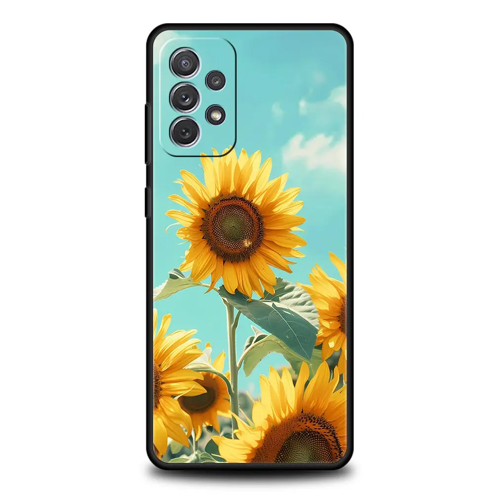 Radiant Sunflower Design Smartphone Case Cover