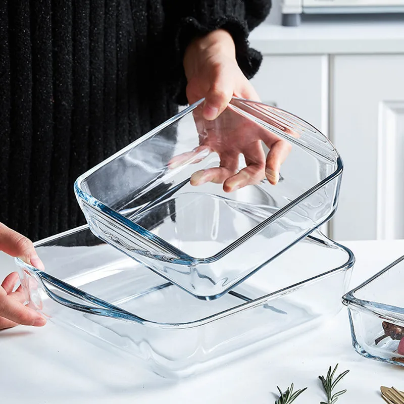 Borosilicate Glass Glass Baking Sheet For Oven Casserole Dishes