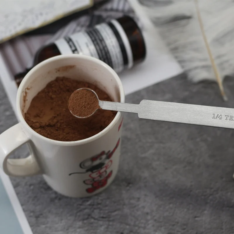 Stainless Steel Measuring Spoon Coffee Measurer Tablespoon Coffee Measuring Spoon Kitchen Accessories Baking Tools 1pc kitchen measuring spoons measuring spoon set measuring cup and spoon set
