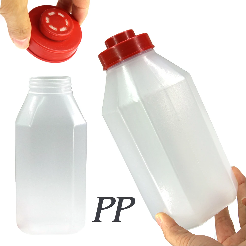 750ML High Temperature Resistance PP Plastic Bottle Breathable Lid for Farm Garden Mushrooms Culture Edible Fungus Cultivation
