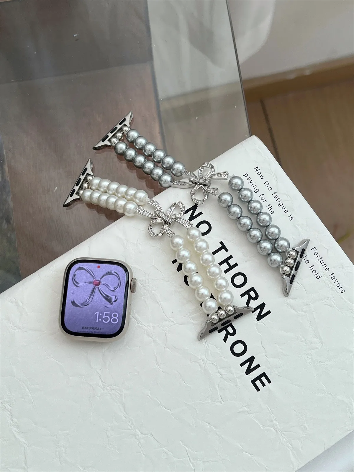 Nakit Pašček za pašček za Iwatch Ultra 2 Series 10/9/8/7/6/5 Modna zapestnica Pašček za uro 42/44/45/46/49 mm 38/40/41 mm_voghion.com