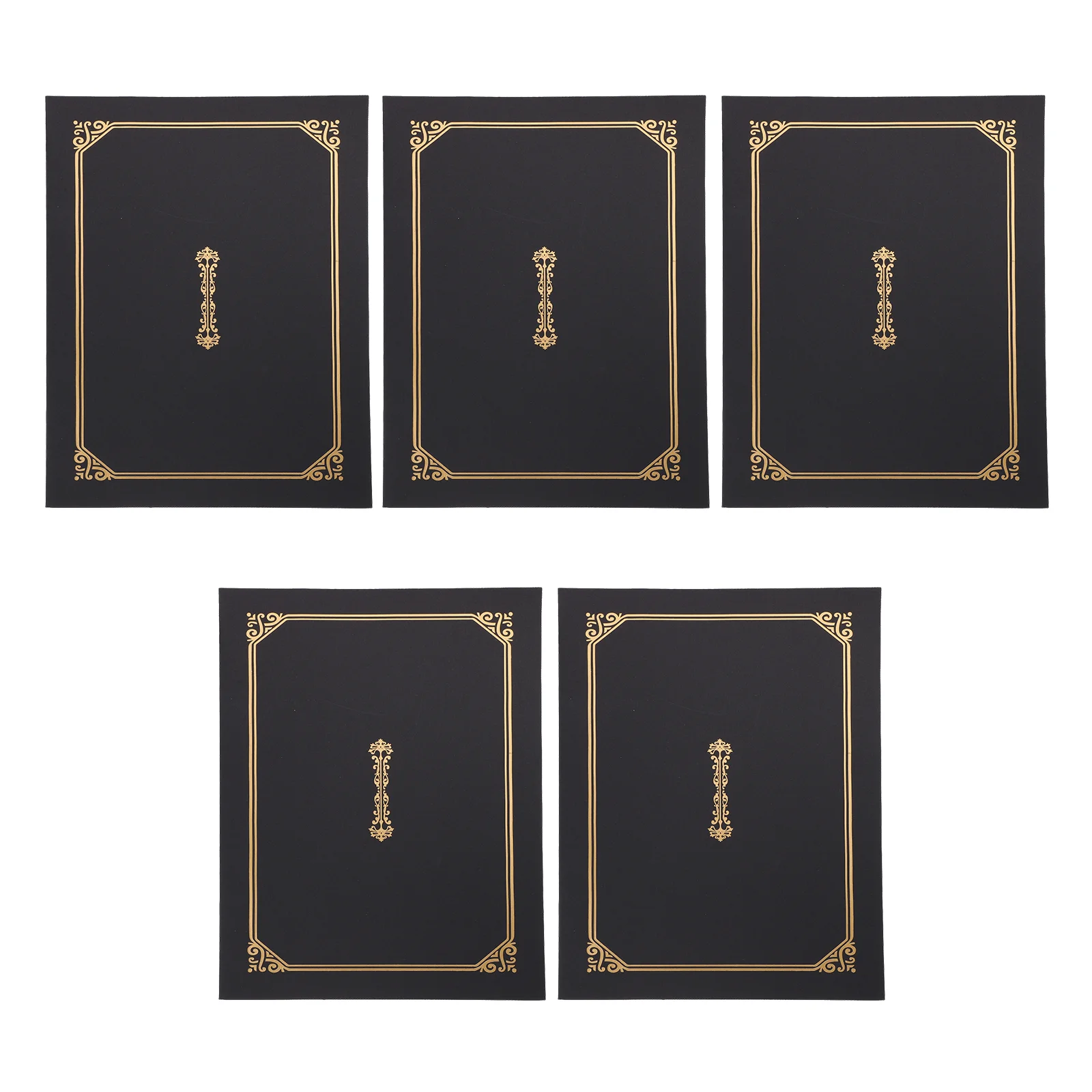 5 Pcs Diploma Binder Metal Folder Cert Holder Document Covers Black Binder  Honor Certificate Cover Paper Diploma Holder Frame - AliExpress