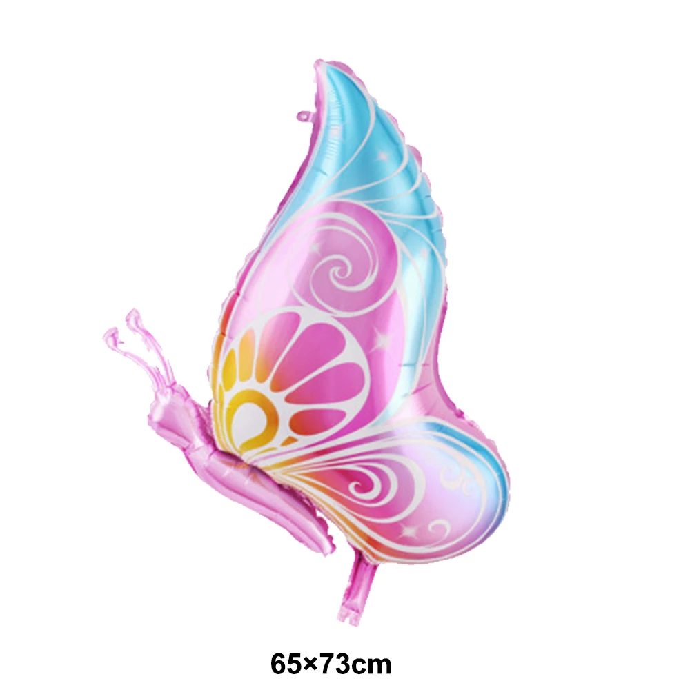 5 Palloncini A Forma Di Farfalla E Fiore, XXL, In Alluminio, Per Decorazioni Feste Primaverili, Compleanni E Matrimoni, Multicolore