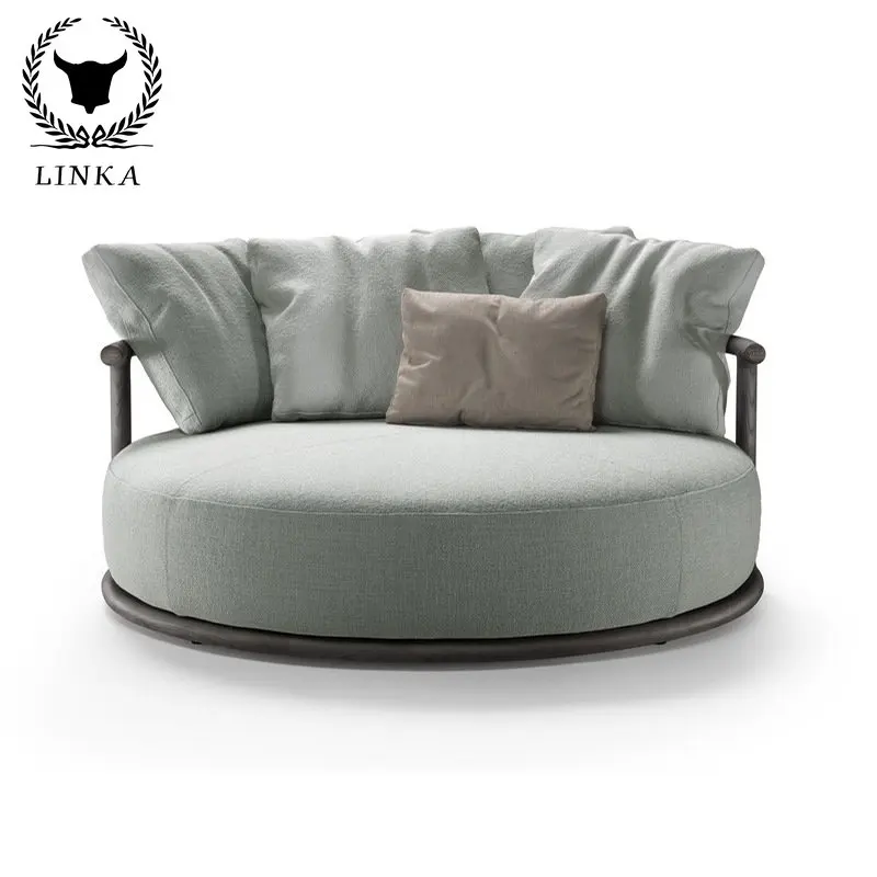 

Modern living room bedroom balcony Japanese minimalist small apartment apartment lazy sofa recliner