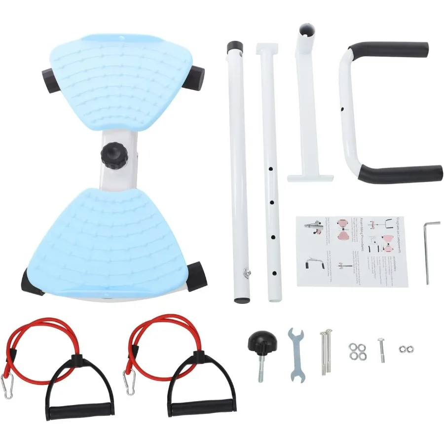 Waist Twister Board, Ab Twist Board, Home Gym Exercise Twist Board with Handrail, for Women Belly Fat, 330 Lbs Capacity