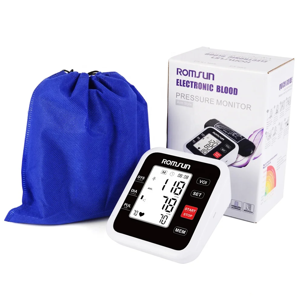Upper Arm Blood Pressure Monitor Automatic Digital Blood Pressure Monitors for Home Use Led Large Font Screen