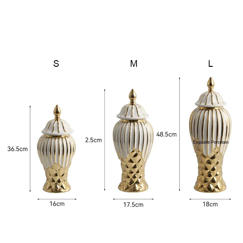 Ceramic Vase Universal Jars Handicrafts and Ornaments Soft Decoration General Jar Hotel Flower Bed Home Decor Jar Bottles 6