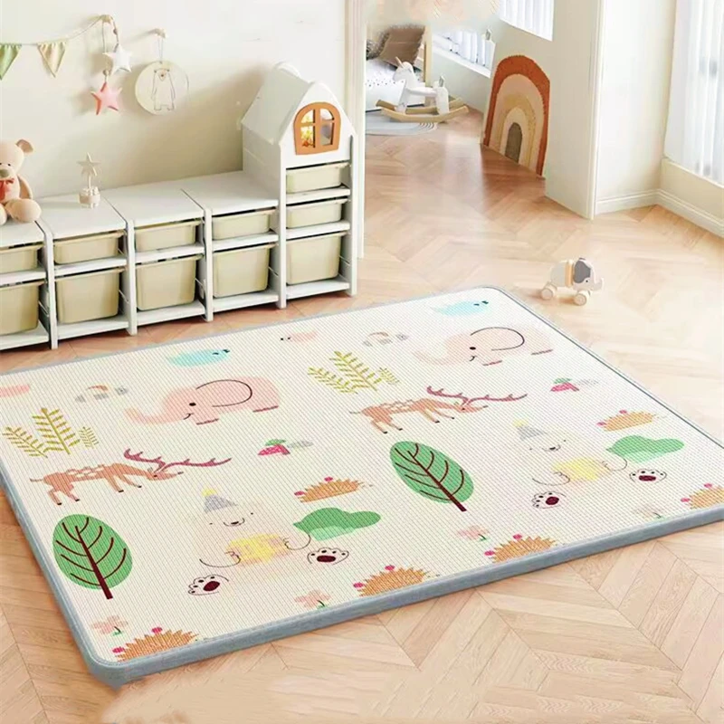 Tapis de jeu pliable pour enfants, tapis de sécurité pour bébés, tapis de sport, polymère de jeu, non CUBaby, 5 TANAvailable