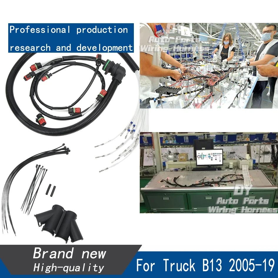 22248490 for Volvo Truck FMFH D13 2007- Engine Injector Harness OEM Wire Harness Cable, Durable Wire Assembly