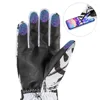 Winter Snowboard Ski Gloves PU Leather Non-slip Touch Screen Waterproof Motorcycle Cycling Fleece Warm Snow Gloves Unisex 2