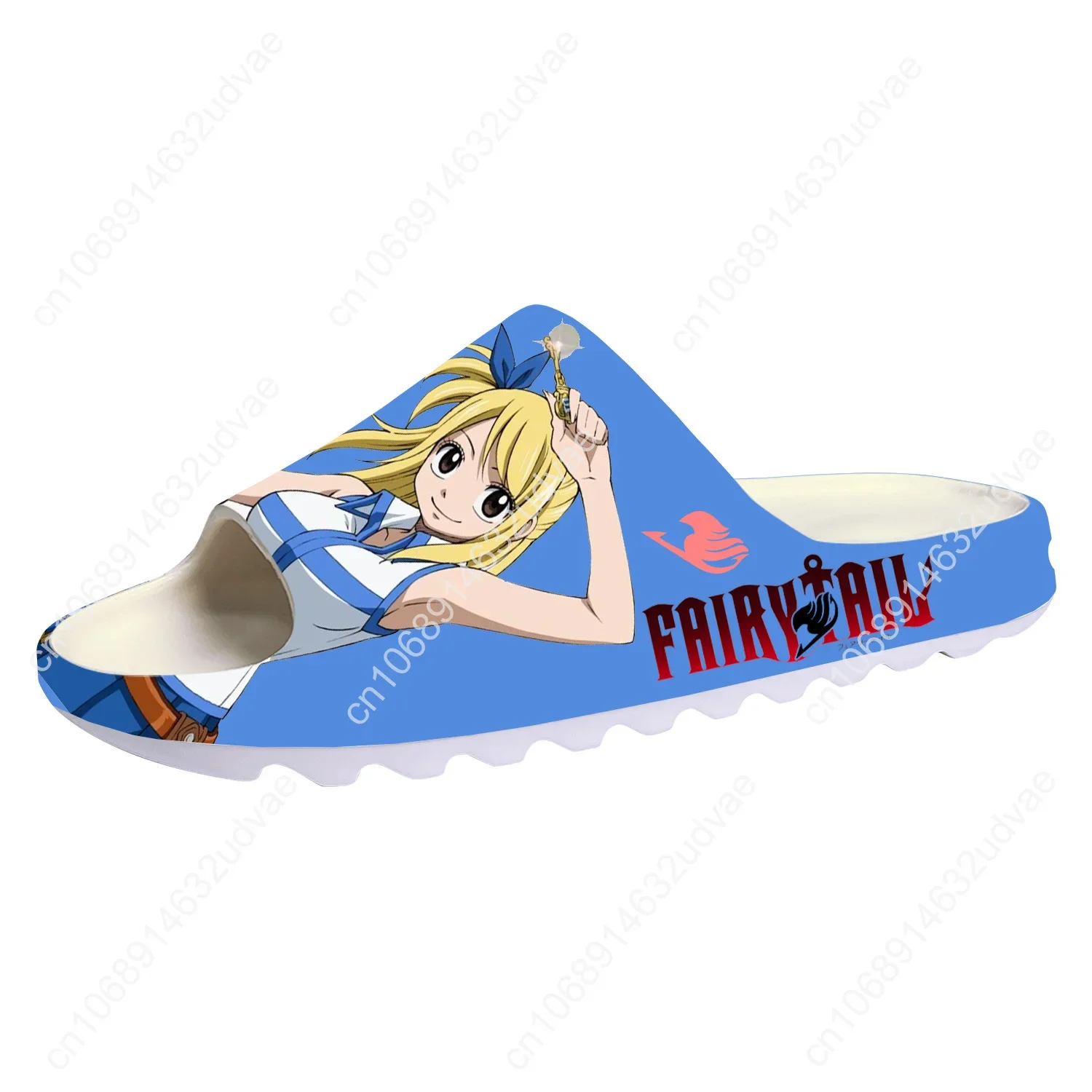 F-Fairy T-Tail Natsu Dragneel Soft Sole Sllipers Step In Home Clogs Customized Water Shoes Mens Womens Step on Shit Sandals