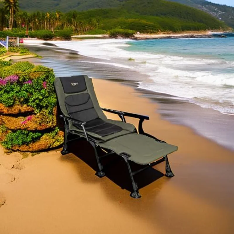 VINGLI Heavy Duty Fishing Chair with Footrest 6