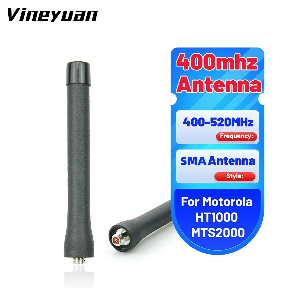 

NAE6546 400-520MHz 3.7inch UHF Antenna for Motorola XTS1500 XTS2500 XTS3000 XTS3500 XTS5000 HT1000 JT1000 MTX838 Two Way Radio