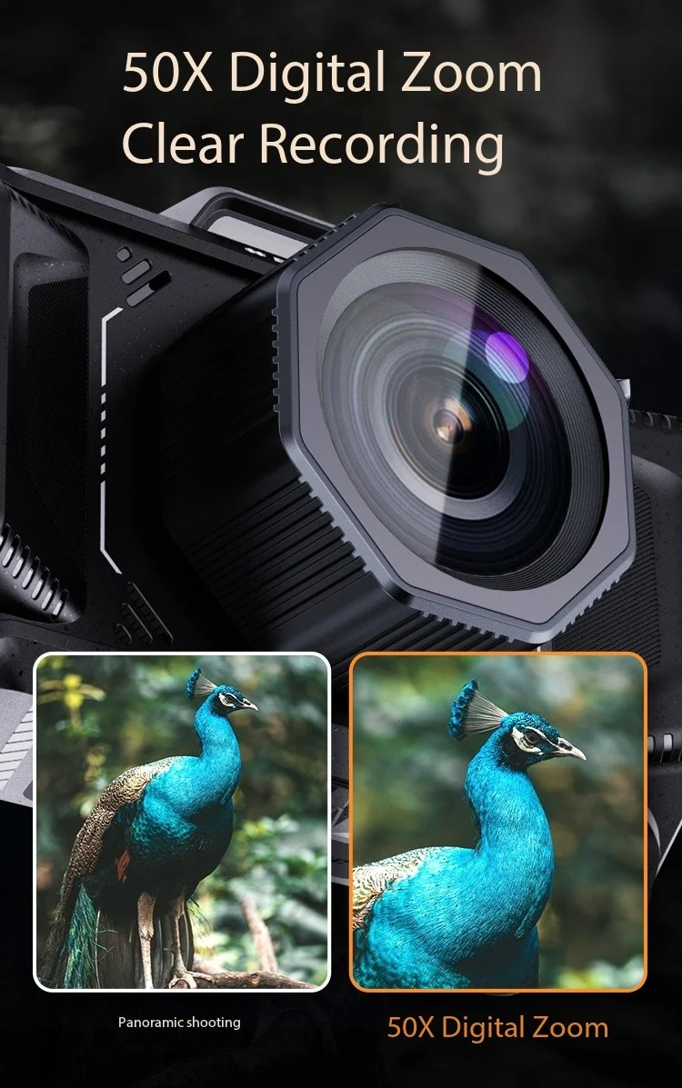 NVC600 4K HD Digital Camera 16X Digital Zoom 70 Megapixels Photography WIFI Selfie Cameras 2400 mAh Rechargeable Recoder