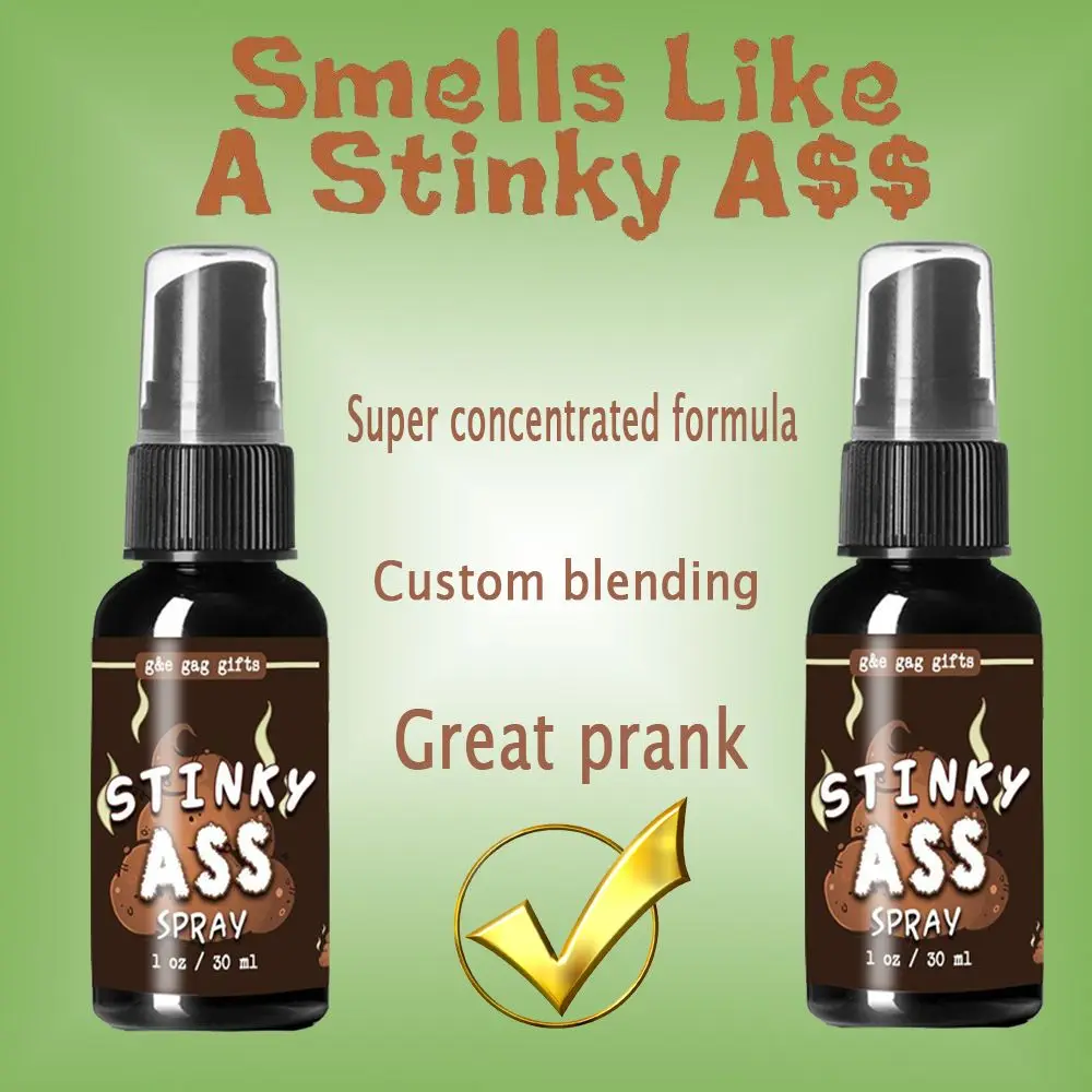 Party Supplies 30ML Liquid Fart Spray Can Stink Bomb Ass-Smelly Stinky Gas Crap Gag Prank Novelties Toy Joke Party Supplies
