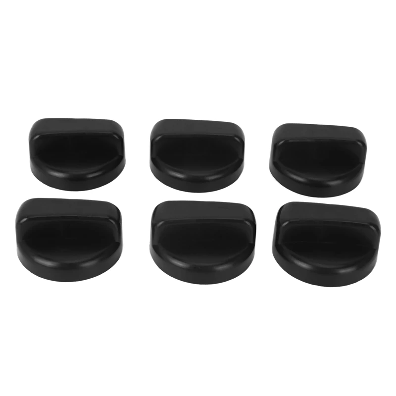

36 PCS Kitchen Black Plastic Gas Stove Cooker Control Knobs