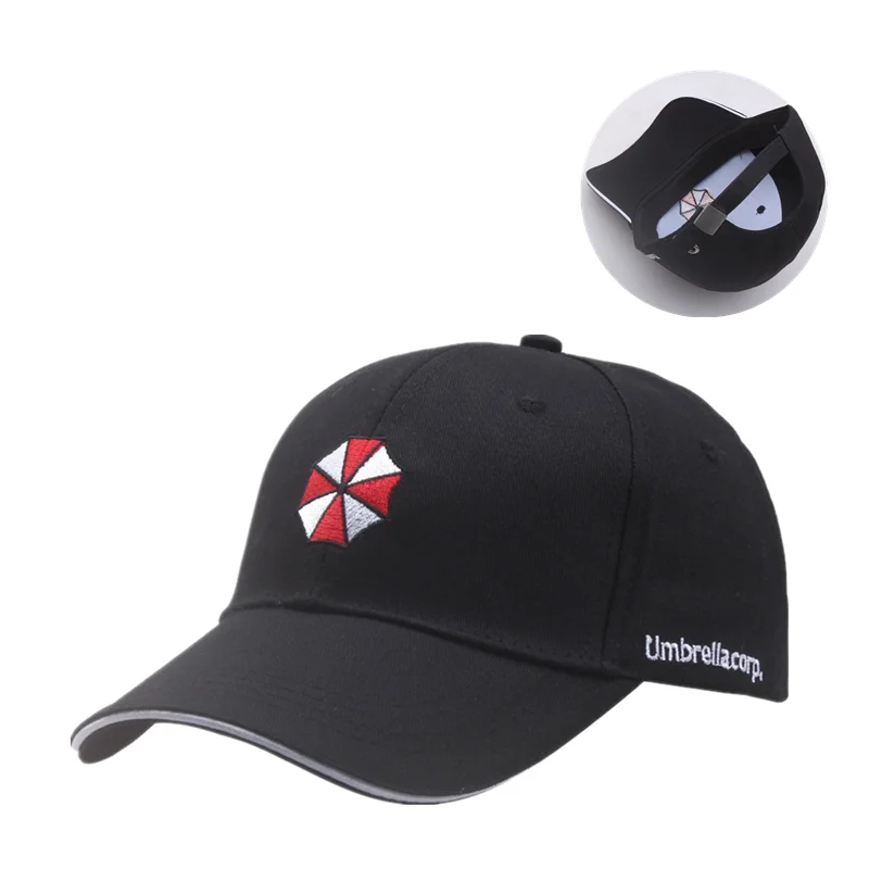 Adult Outdoor Sunscreen Hats Residents Evils Protective Umbrella Baseball Cap Umbrella Corporation Symbol Unisex Adjustable Hat