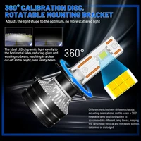Dualvision H4 LED Headlight H7 H1 H11 H8 9005 HB3 9006 HB4 9012 HIR2 880 881 H27 9007 9008 H13 5570 CSP Canbus Car Lamp Fog Lamp - Image 4