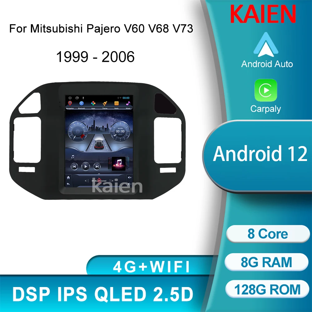 

Автомагнитола KAIEN для Mitsubishi Pajero V60 V68 V73 1999-2006 Android с GPS-навигацией, автомобильное радио, DVD, мультимедийный видеоплеер, стерео, Wi-Fi