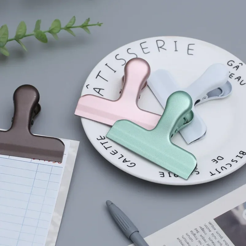 빈티지 바인더 클립 금속 플래너 클립 핑크 레드 골드 컬러 클램프 사무실 장식 용품 학교 문구